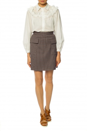 Checked skirt, zdjęcie 2 Checked skirt od See By Chloe